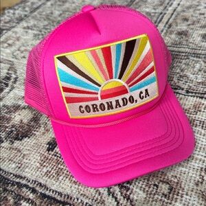 Pink Coronado Trucker Hat